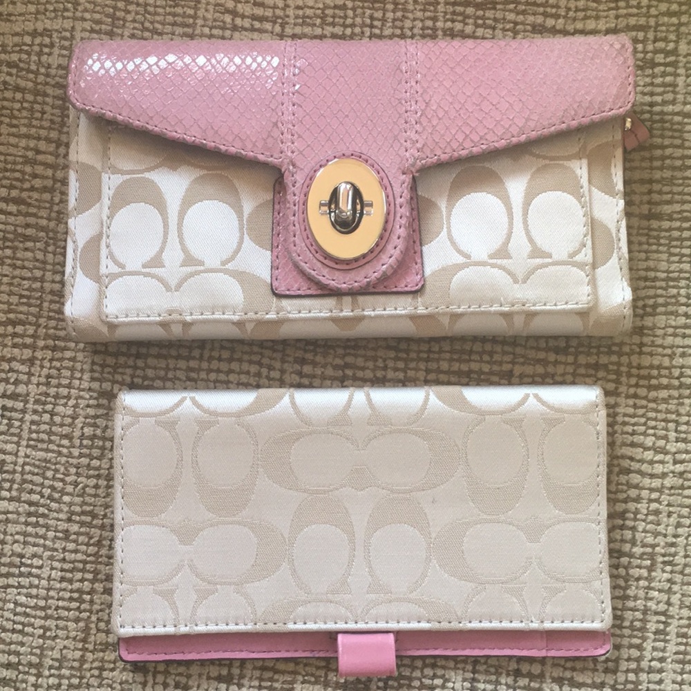 Coach Wallet Pink/Brown